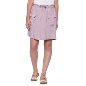 NEW Telluride Womens Paper Bag Waist Bungee Cord Cargo Skirt P2932